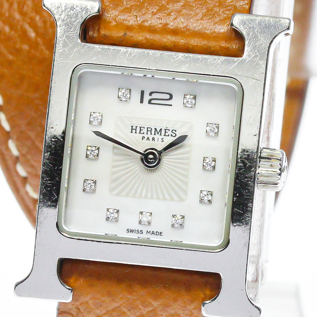 エルメス HERMES HH1.110 Hウォッチ ミニ クォーツ レディース _760626