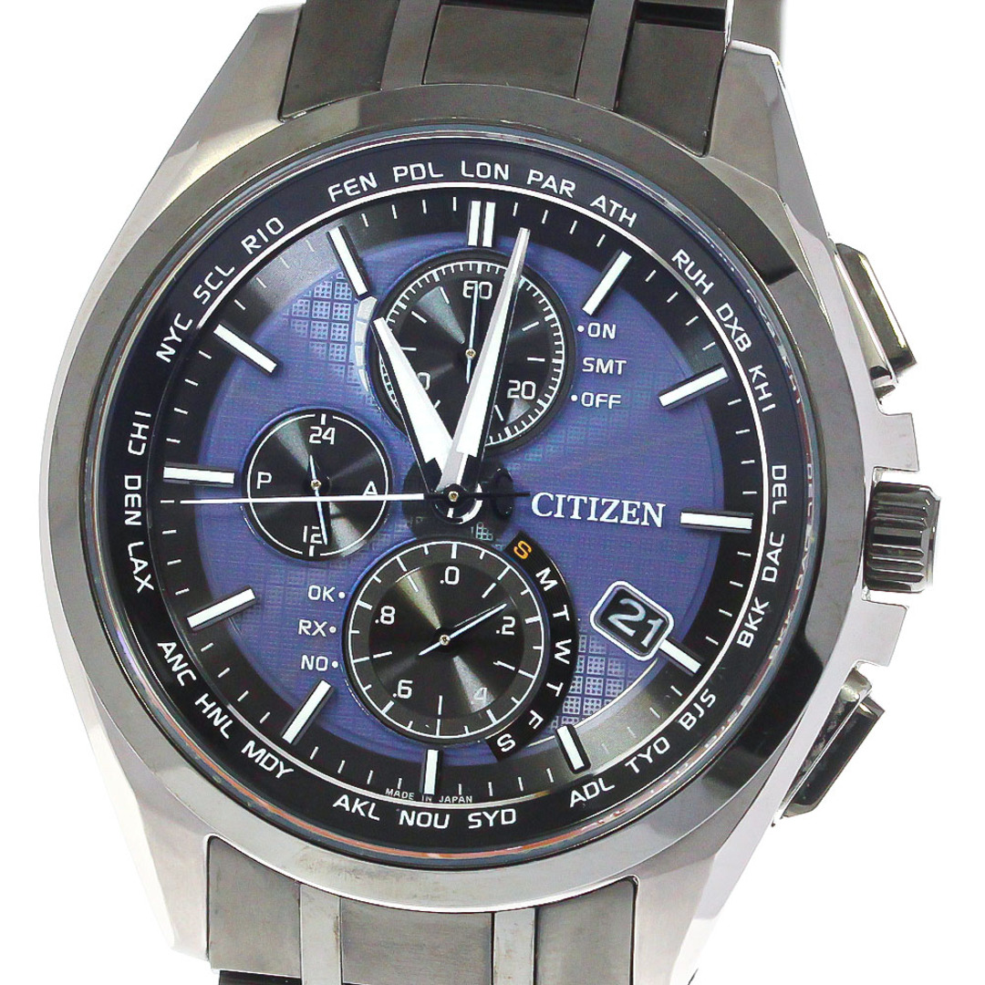 シチズン CITIZEN AT8044-72L/H804-T020232 アテッサ エコドライブ ソーラー電波 メンズ 良品 _767846