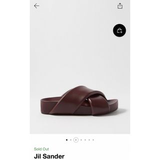 JIL SANDER PADDED SLIDES パッデッドサンダル