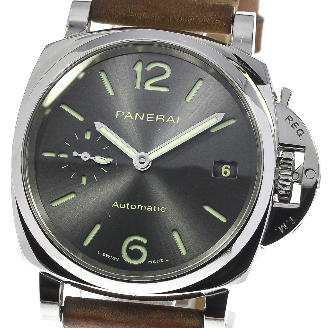 パネライ PANERAI PAM00755 ルミノール ドゥエ デイト 自動巻き ボーイズ 箱・保証書付き_767180 | フリマアプリ ラクマ