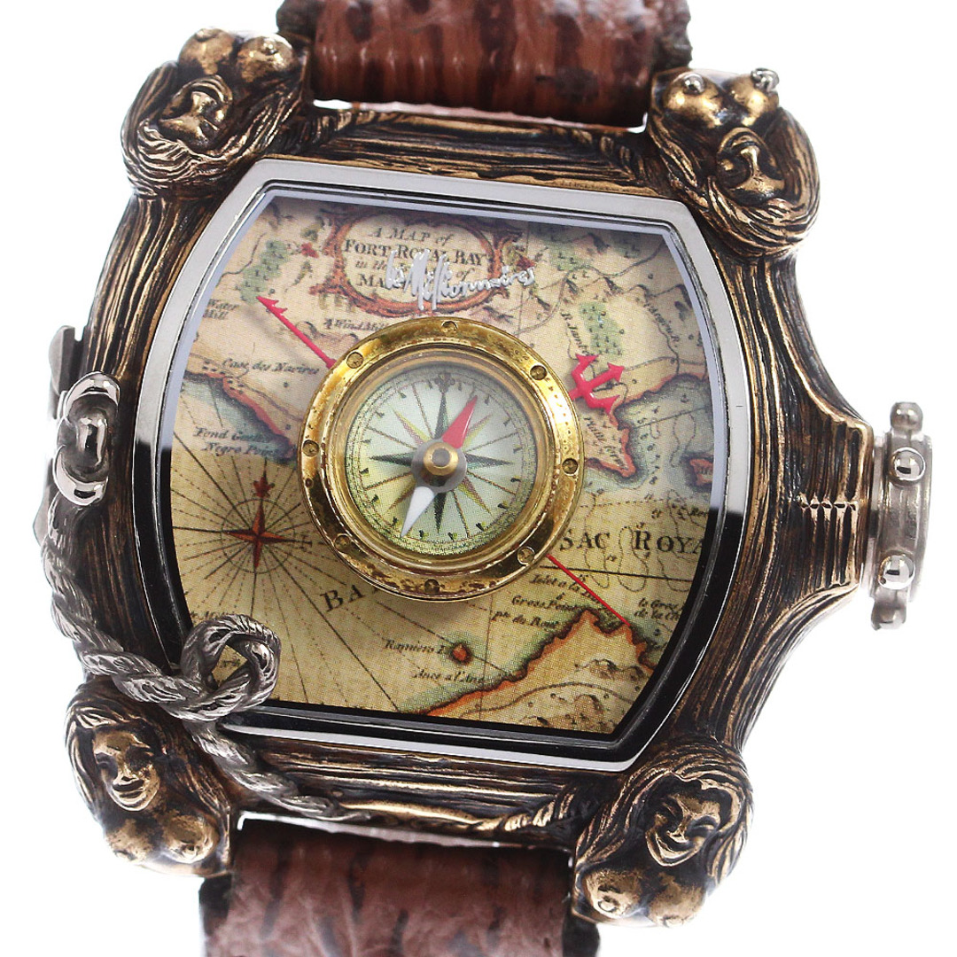 レ・ミリオネア Les Millionnaires ポセイドン K18WG/ブロンズ 自動巻き メンズ 良品 箱付き_768991 メンズの時計(腕時計(アナログ))の商品写真