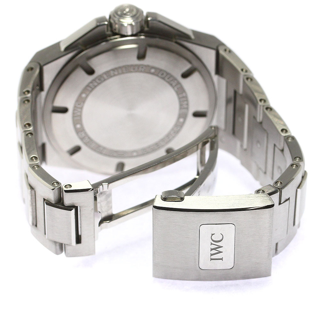 IWC(インターナショナルウォッチカンパニー)のIWC IWC SCHAFFHAUSEN IW324404 インヂュニア デュアルタイム デイト 自動巻き メンズ 保証書付き_764624 メンズの時計(腕時計(アナログ))の商品写真