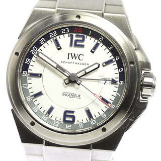 インターナショナルウォッチカンパニー(IWC)のIWC IWC SCHAFFHAUSEN IW324404 インヂュニア デュアルタイム デイト 自動巻き メンズ 保証書付き_764624(腕時計(アナログ))