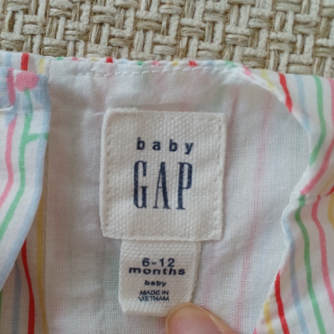 babyGAP(ベビーギャップ)のbaby　GAP　ワンピース キッズ/ベビー/マタニティのベビー服(~85cm)(ワンピース)の商品写真