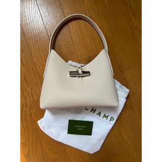 ロンシャン(LONGCHAMP)の新品未使用ロンシャン/ロゾSホーボーバッグ牛革/公式サイト購入日付あり(トートバッグ)