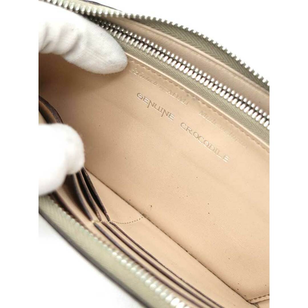 A.coba lt(アコバルト)のアコバルト バイ エーディエムジェイ クロコジップロングウォレット メンズのファッション小物(長財布)の商品写真
