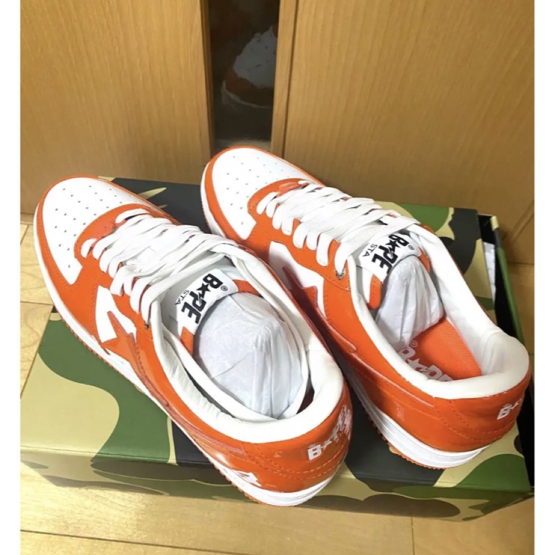 A BATHING APE(アベイシングエイプ)のBAPE STA College   ベイプスタ　オレンジ 29cm  us11 メンズの靴/シューズ(スニーカー)の商品写真