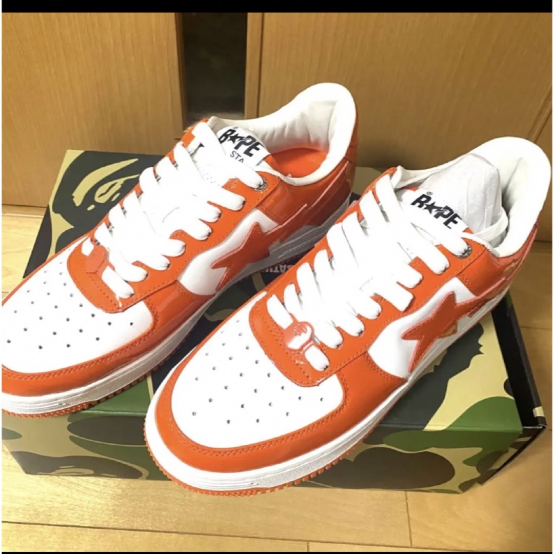 A BATHING APE(アベイシングエイプ)のBAPE STA College   ベイプスタ　オレンジ 29cm  us11 メンズの靴/シューズ(スニーカー)の商品写真