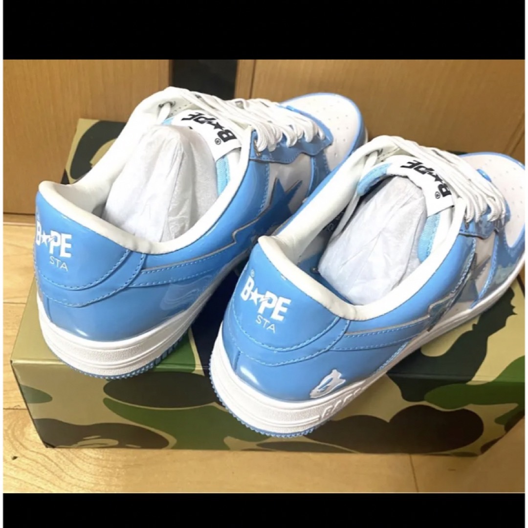 A BATHING APE(アベイシングエイプ)のBAPE STA College   ベイプスタ　水色　29cm  us11 メンズの靴/シューズ(スニーカー)の商品写真