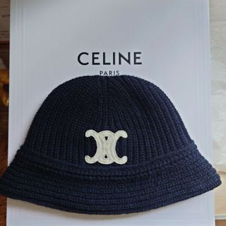 セリーヌ(celine)のCELINE ﾄﾘｵﾝﾌ ｸﾛｼｪﾊｯﾄ(ニット帽/ビーニー)