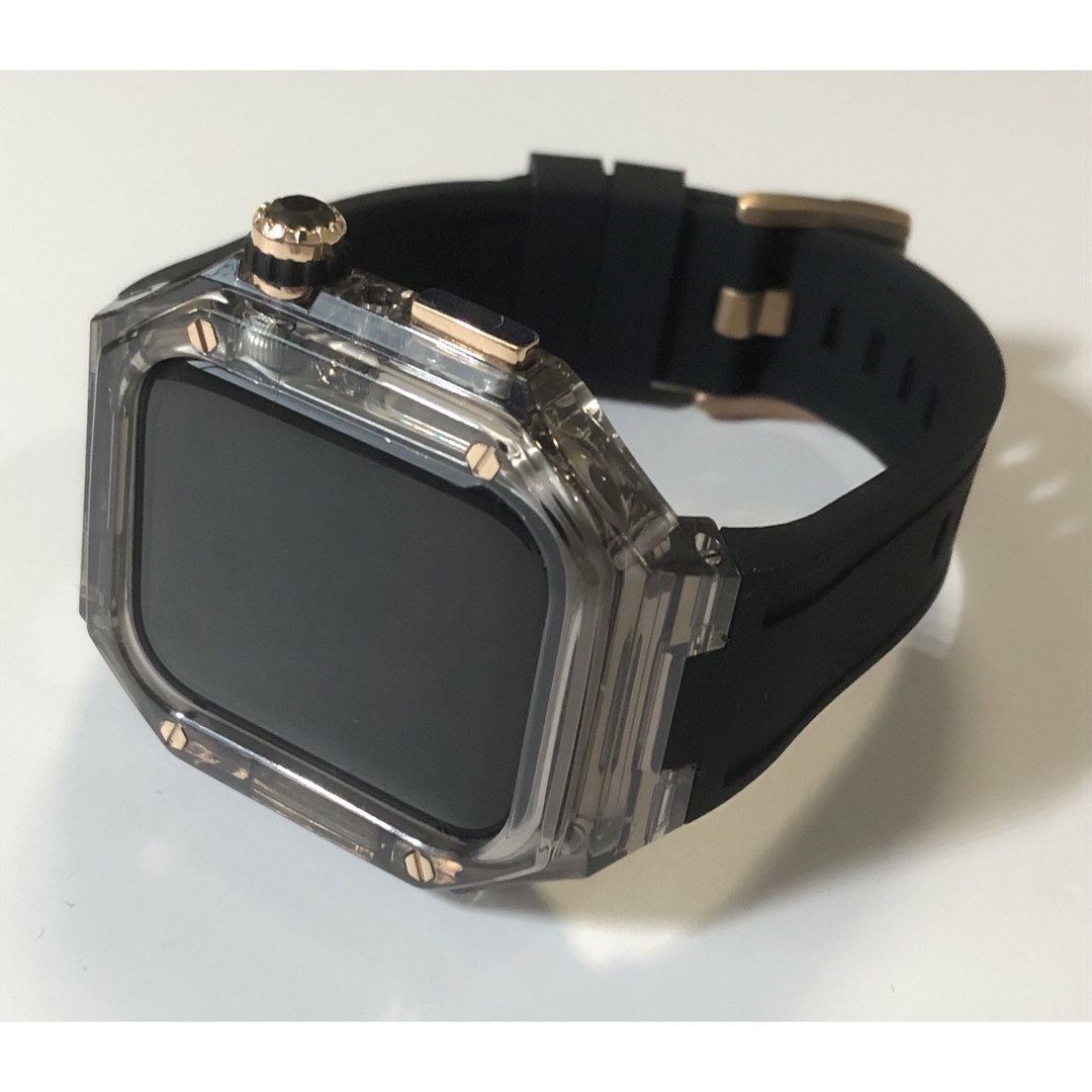 bcb★アップルウォッチバンド ラバーベルト カバー　Apple Watch