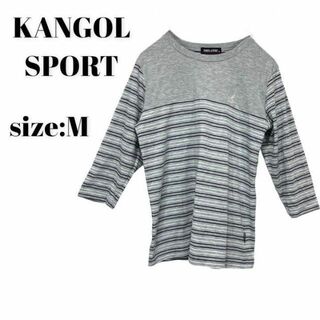 カンゴール(KANGOL)のカンゴール　KANGOL SPORT Tシャツ　トップス　ボーダー柄　美品(Tシャツ(長袖/七分))