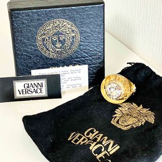 激レア✨ GIANNI VERSACE メデューサ リング 調整可能　シルバー