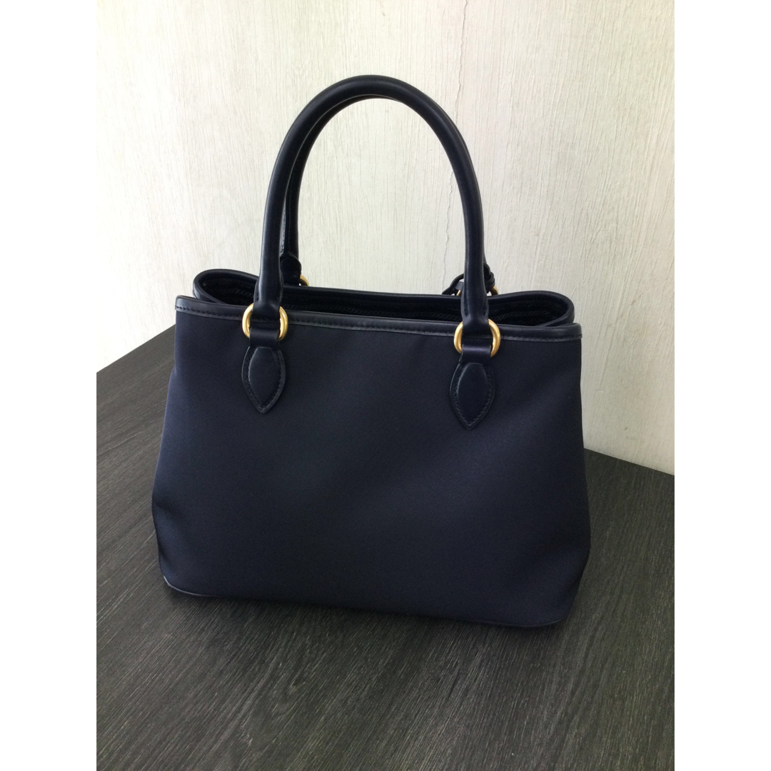 PRADA プラダ トートバッグ ドリル 2WAY トートバッグ ショルダーバッグ コットンキャンバス 1BG395 2VG081 美品  55241