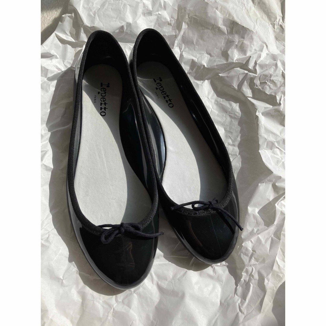 repetto ブラック レインシューズ