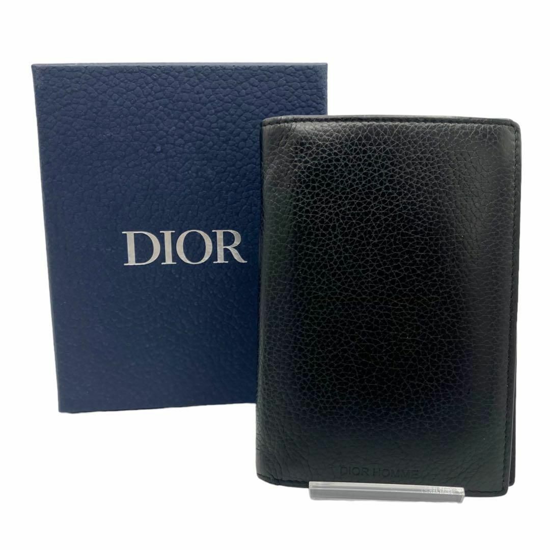 ⭐️美品⭐️ ディオールオム DIOR HOMME レザー 二つ折り財布