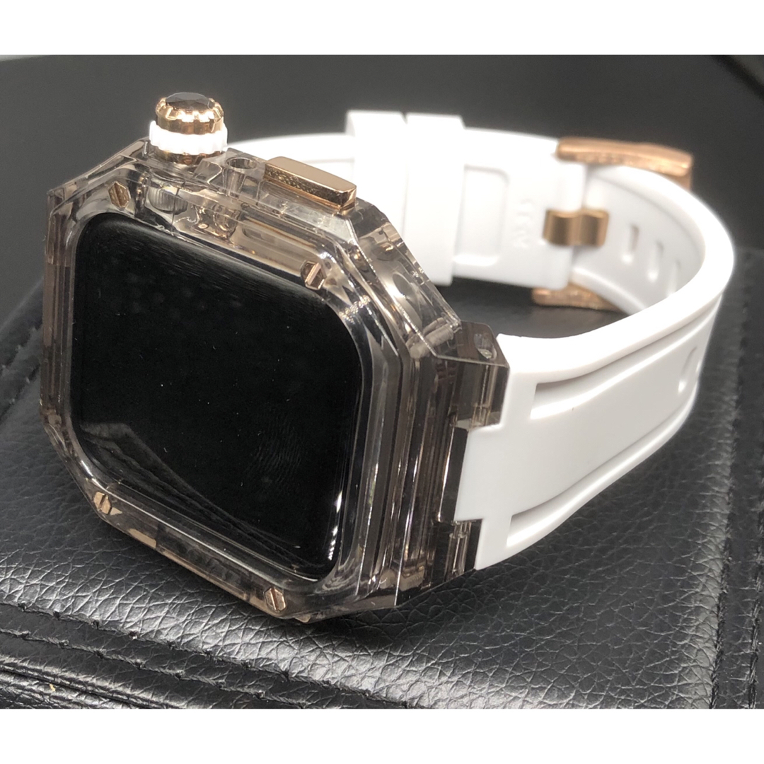 hrb★アップルウォッチ　ラバーベルト カバー　Apple Watchバンド