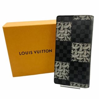 【美品】 LOUISVUITTON ルイヴィトン ポルトフォイユブラザ ダミエ