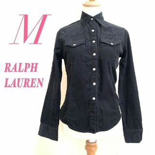 ラルフローレン(Ralph Lauren)のRalph Lauren ラルフローレン M 長袖シャツ コーデュロイ ブラック(シャツ/ブラウス(長袖/七分))