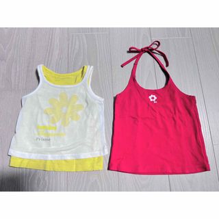 ベベ(BeBe)のBeBe タンクトップ、キャミソールセット　90(Tシャツ/カットソー)