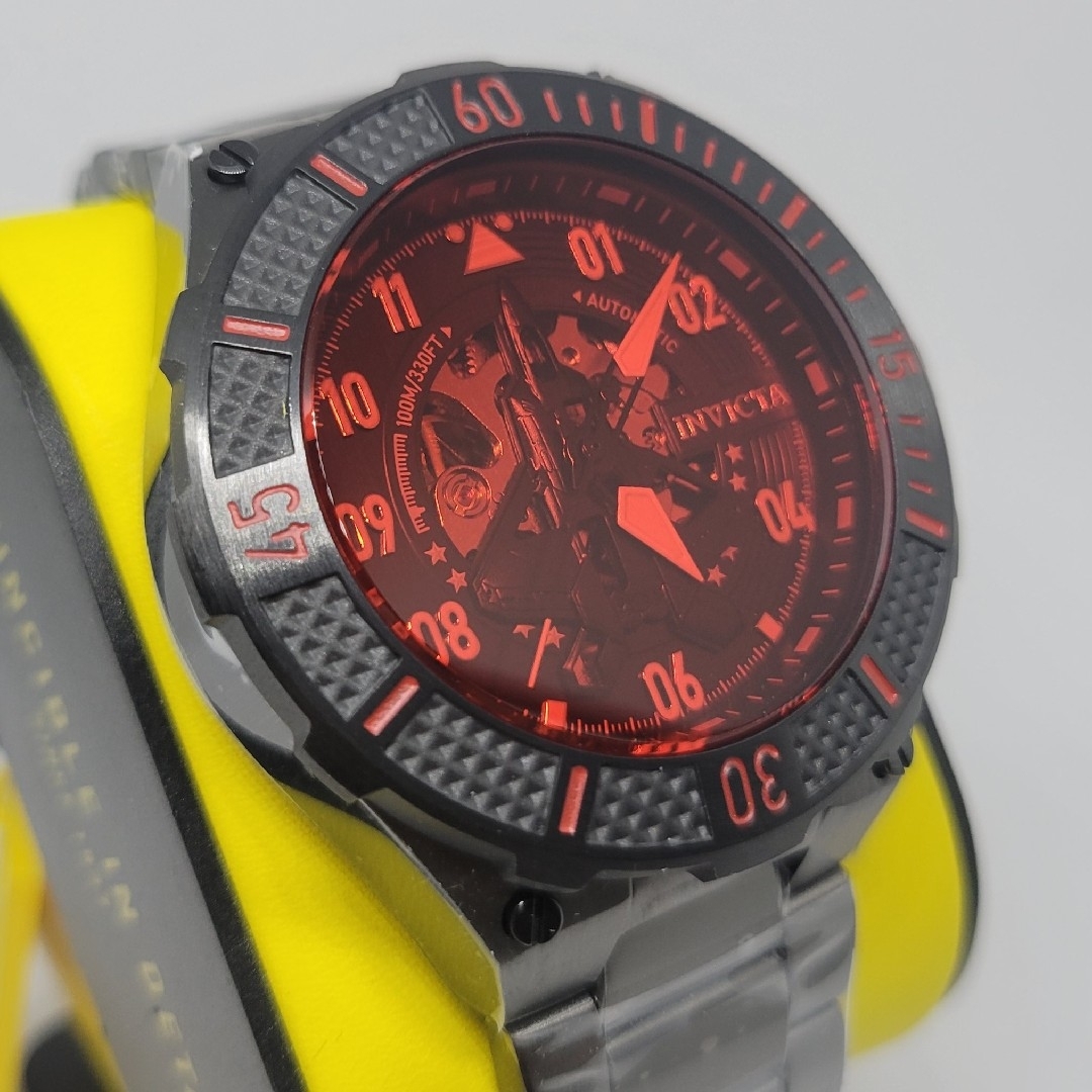 INVICTA - Invicta 50mm アビエーター レーダー オート ガンメタ
