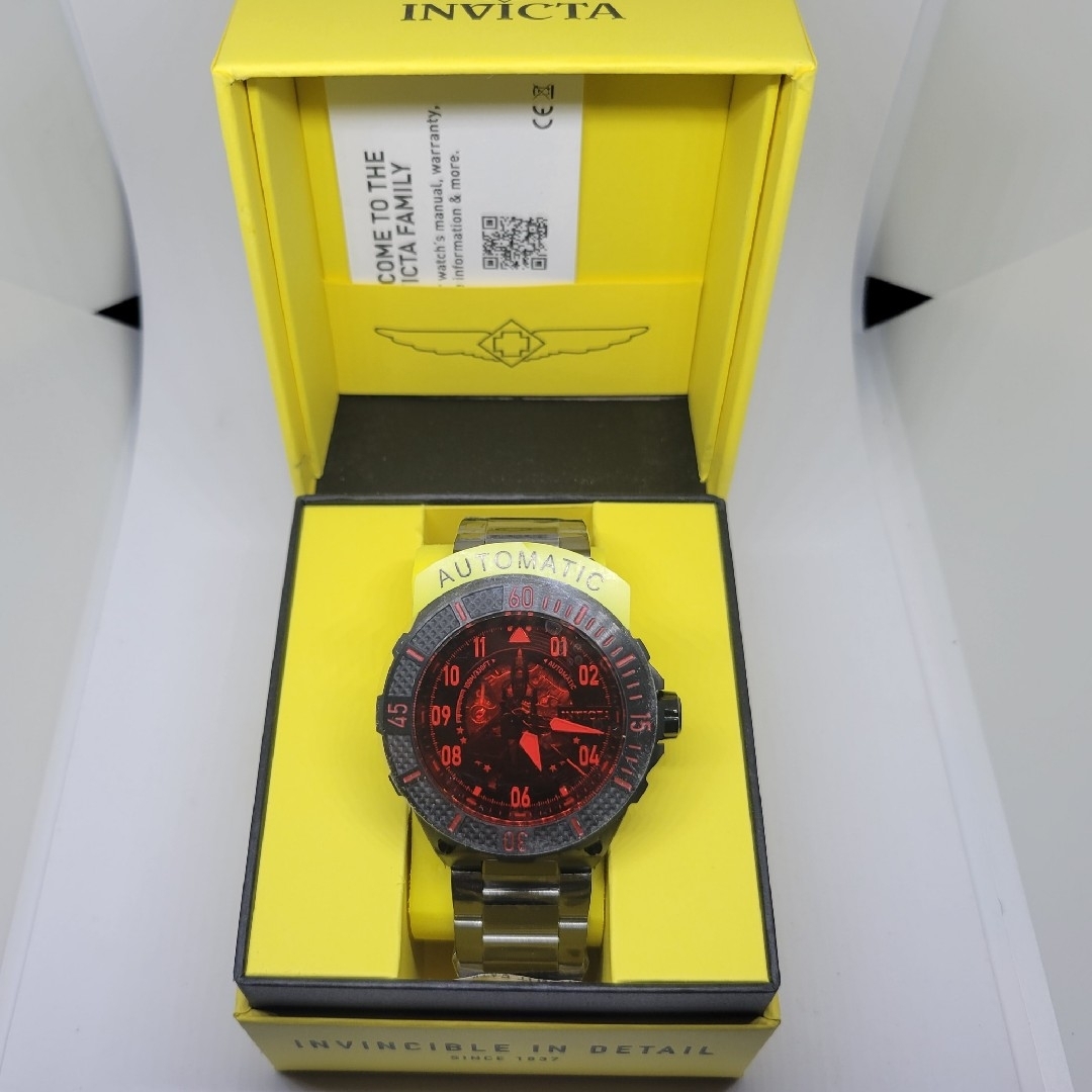 INVICTA - Invicta 50mm アビエーター レーダー オート ガンメタ