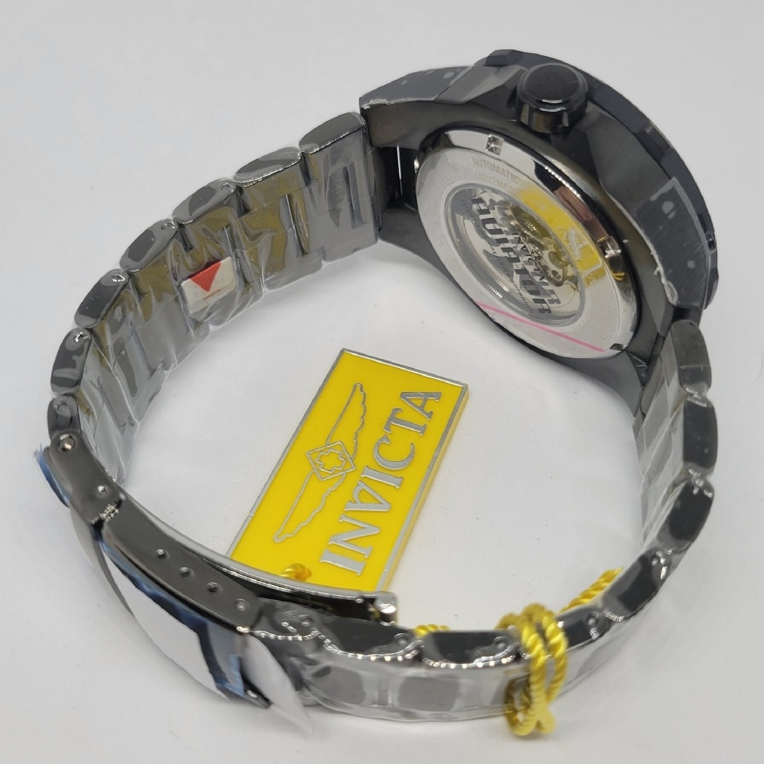 INVICTA(インビクタ)のInvicta 50mm アビエーター レーダー オート ガンメタ×レッドＤ メンズの時計(腕時計(アナログ))の商品写真