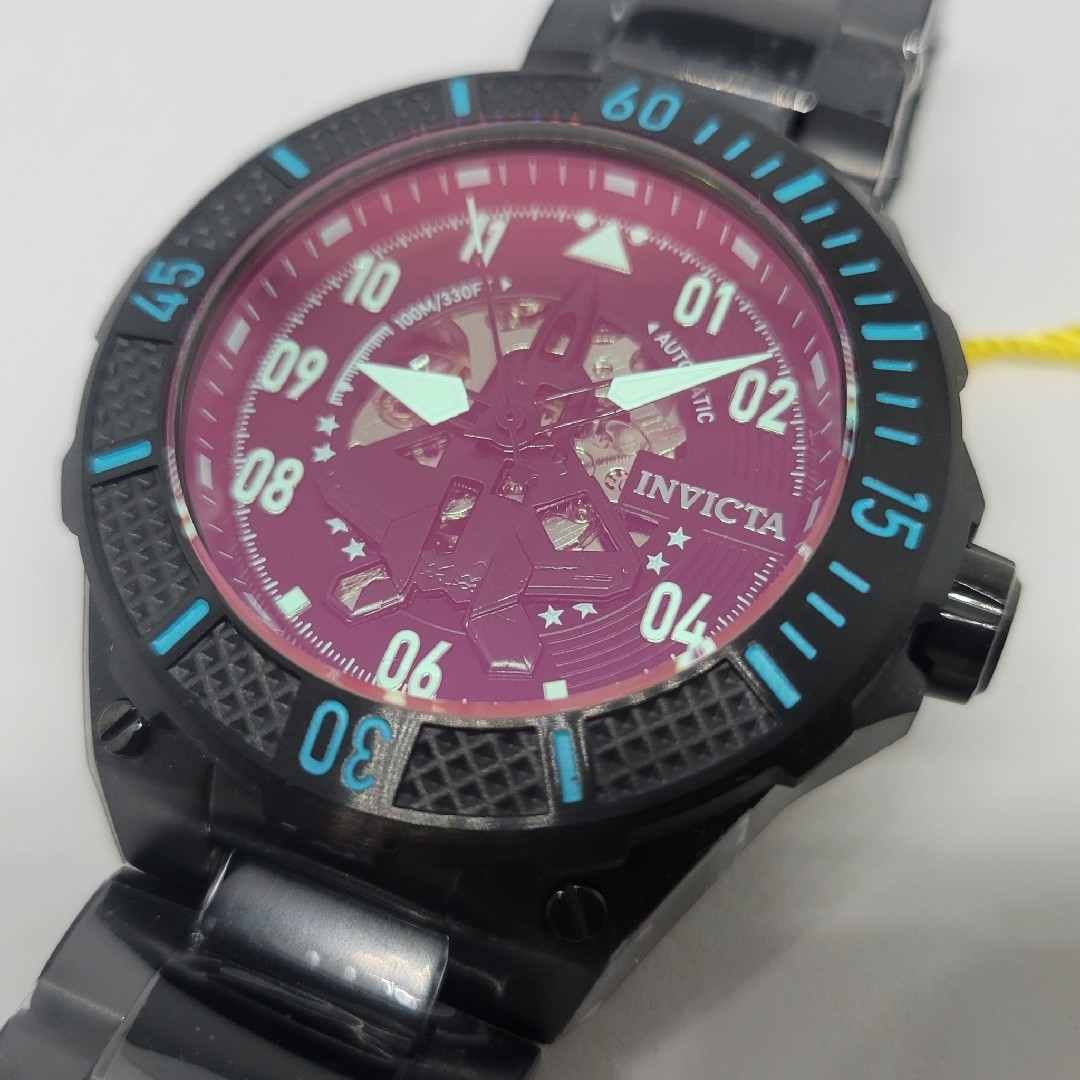 Invicta 50mm アビエーター レーダー オート ガンメタ×ブラックＤ