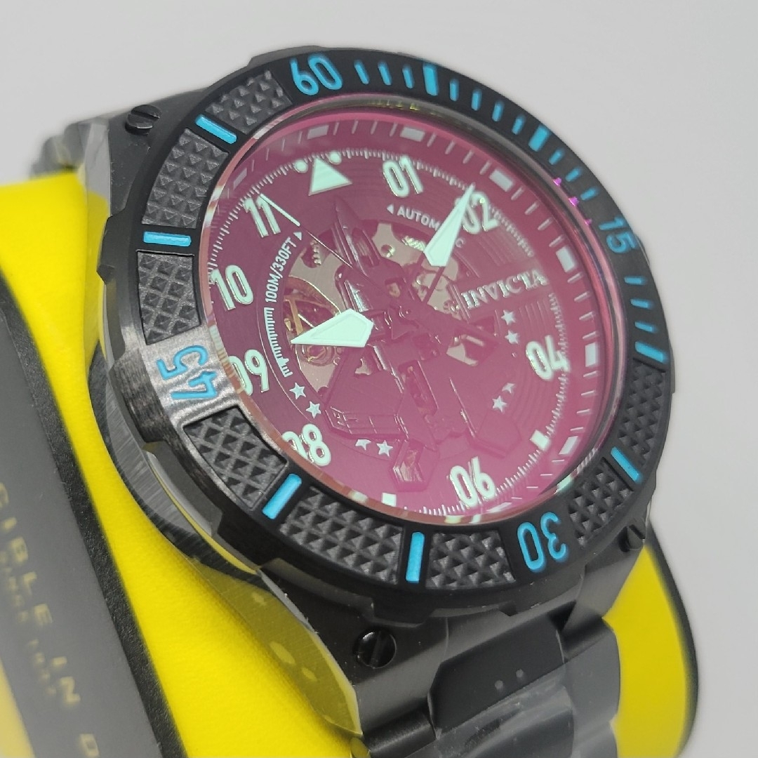 INVICTA - Invicta 50mm アビエーター レーダー オート ガンメタ
