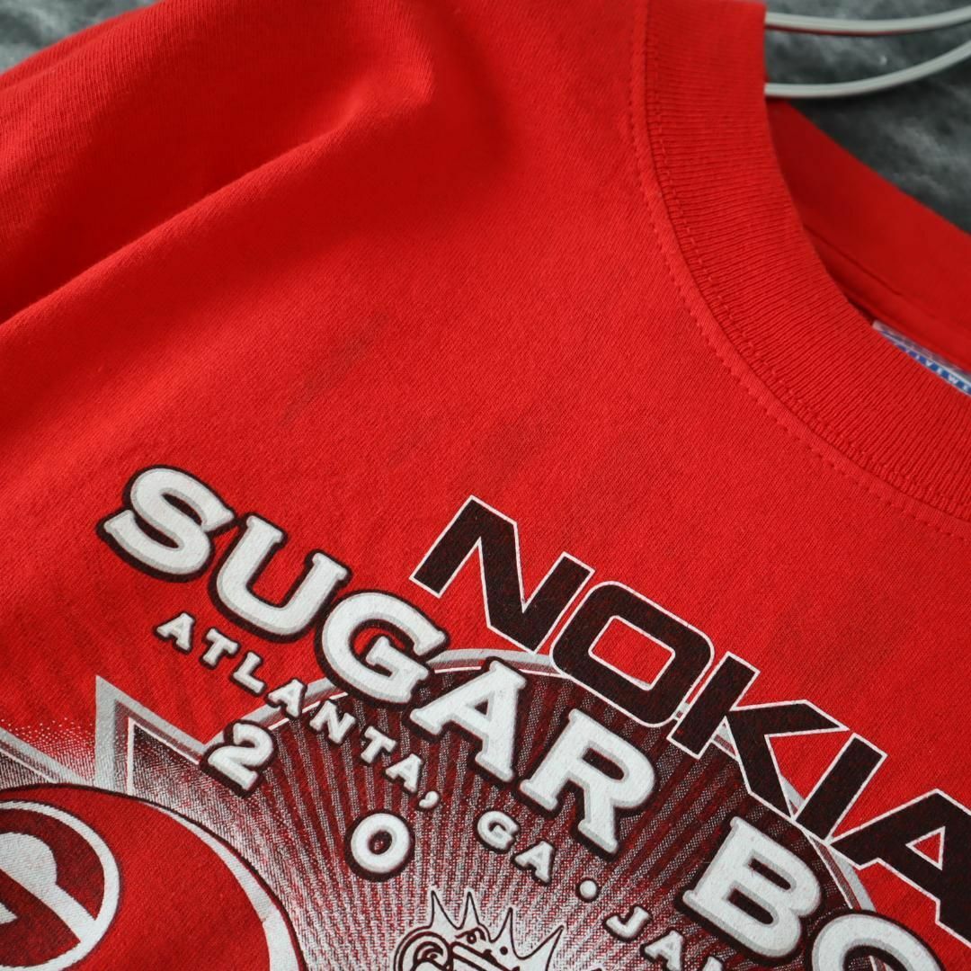 GILDAN(ギルタン)の【GILDAN】アメフト 大会 2006 プリント 長袖Tシャツ 赤 00’s メンズのトップス(Tシャツ/カットソー(七分/長袖))の商品写真