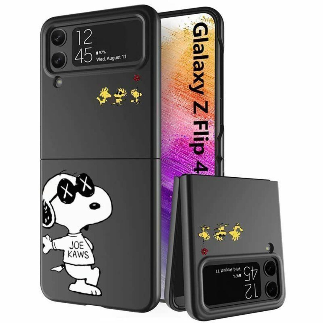 Galaxy Z Flip3 5G ケース スヌーピー ギャラクシーZ フリップ