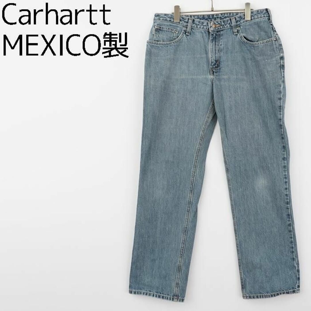 carhartt カーハート バギーデニム ボトム パンツ ロゴ刺繍 青 ブルー