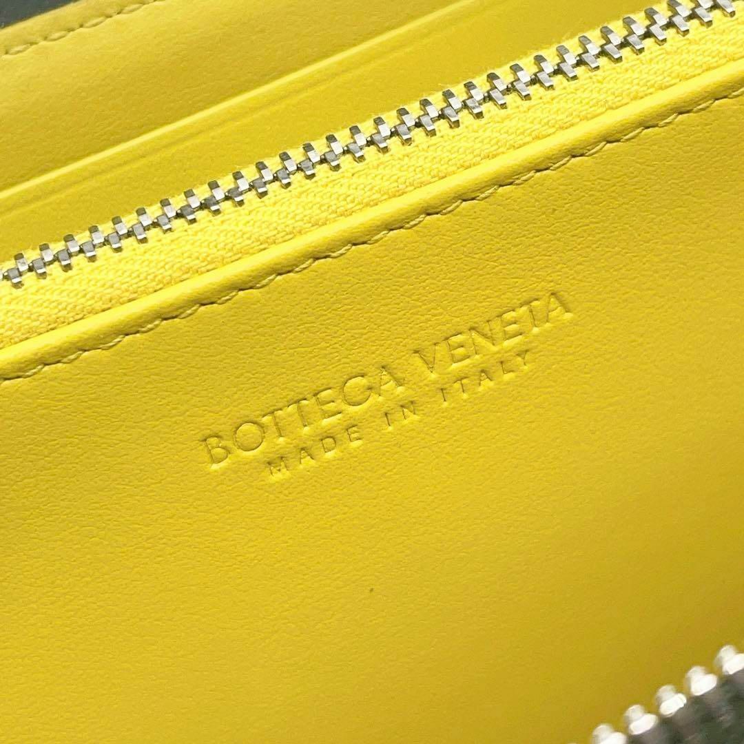 【新品未使用】BOTTEGA VENETA 長財布　ダークグリーン　バイカラー