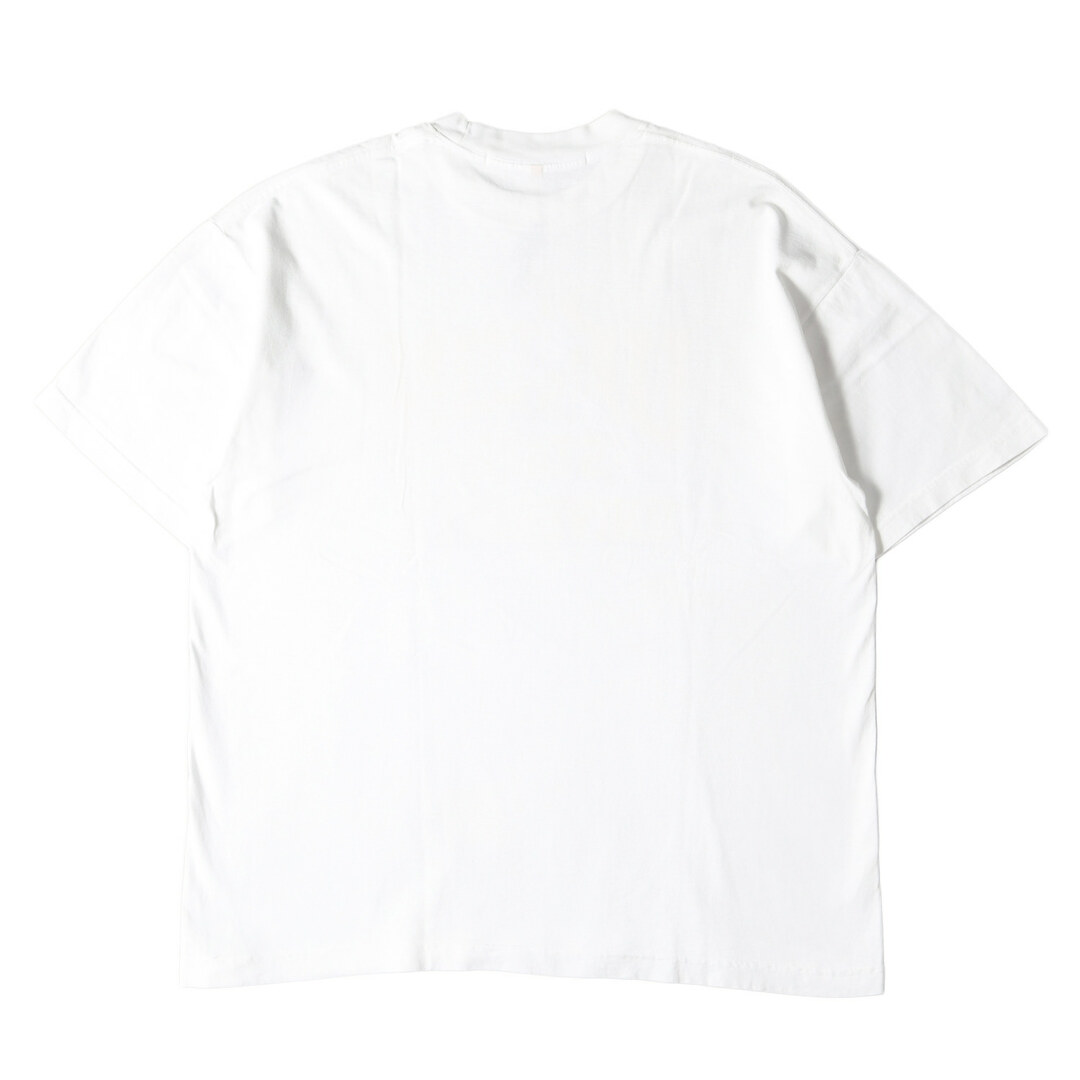 UNION ユニオン Tシャツ サイズ:L ブランドロゴ クルーネック 半袖 Tシャツ ホワイト 白 トップス カットソー コットン 【メンズ】
