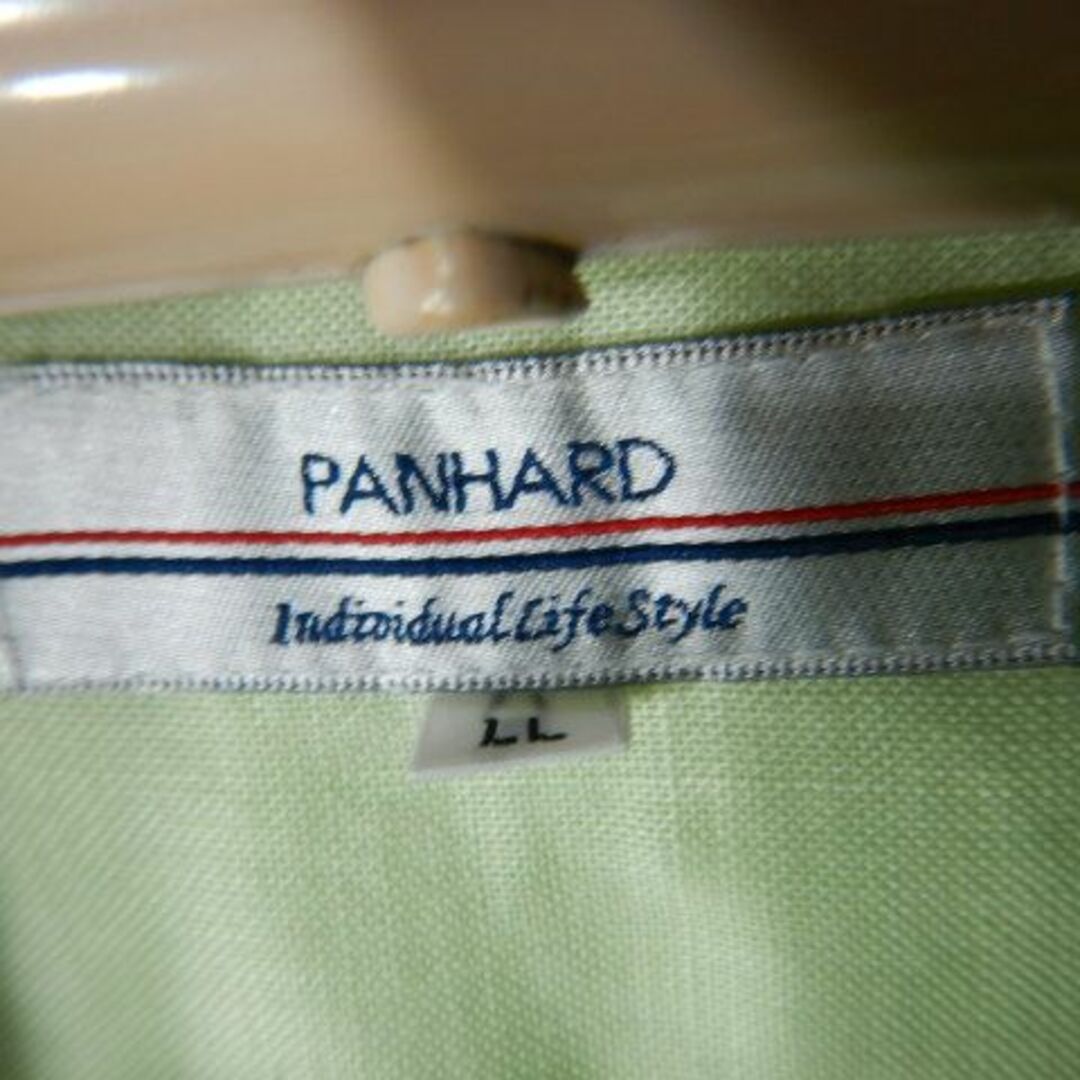 PANHARD(パンハード)のo6858　美品　パンハード　７分袖　リネン　麻　100％　デザイン　シャツ メンズのトップス(シャツ)の商品写真