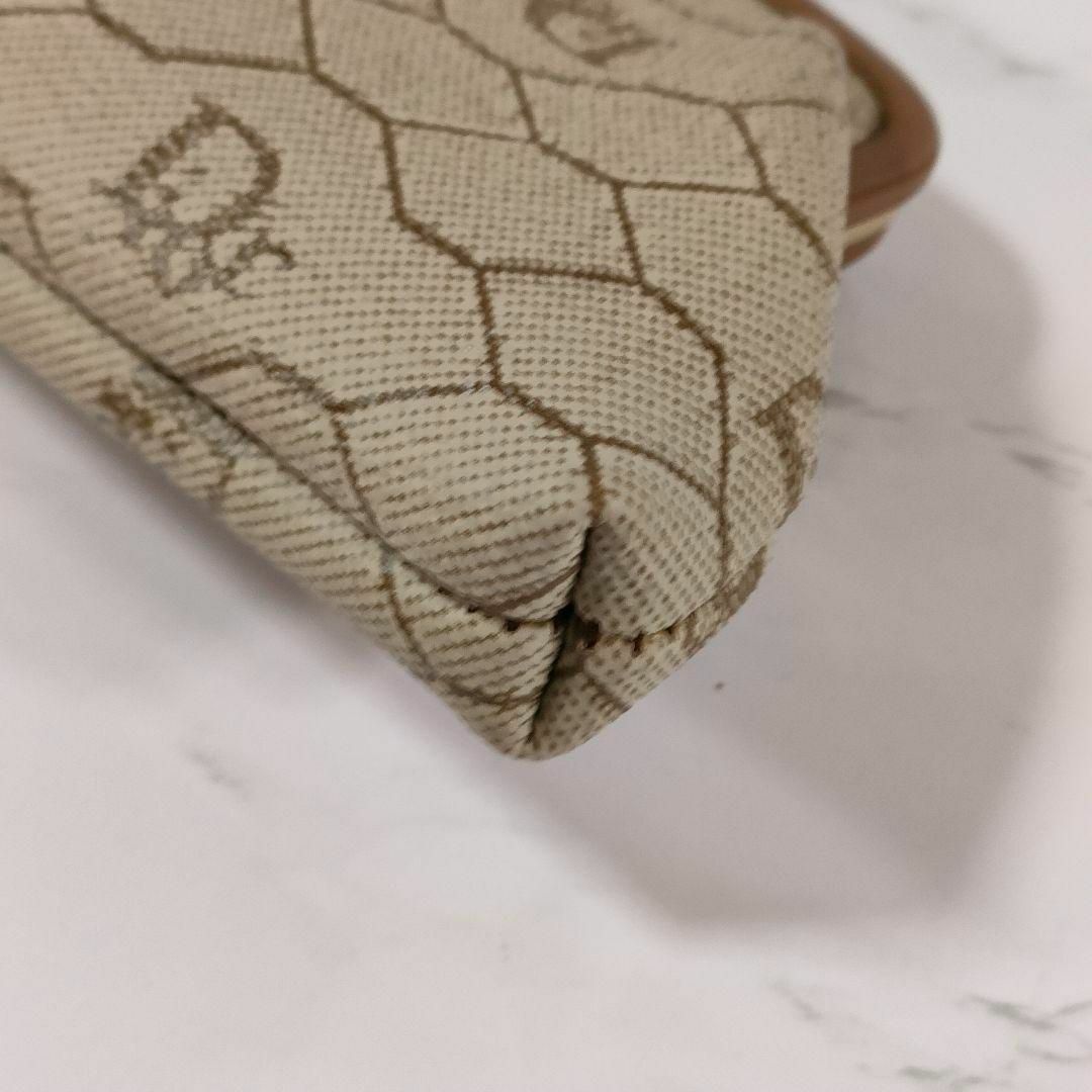Christian Dior(クリスチャンディオール)の美品 ChristianDior ディオール ハニカム柄 がま口 コインケース レディースのファッション小物(コインケース)の商品写真