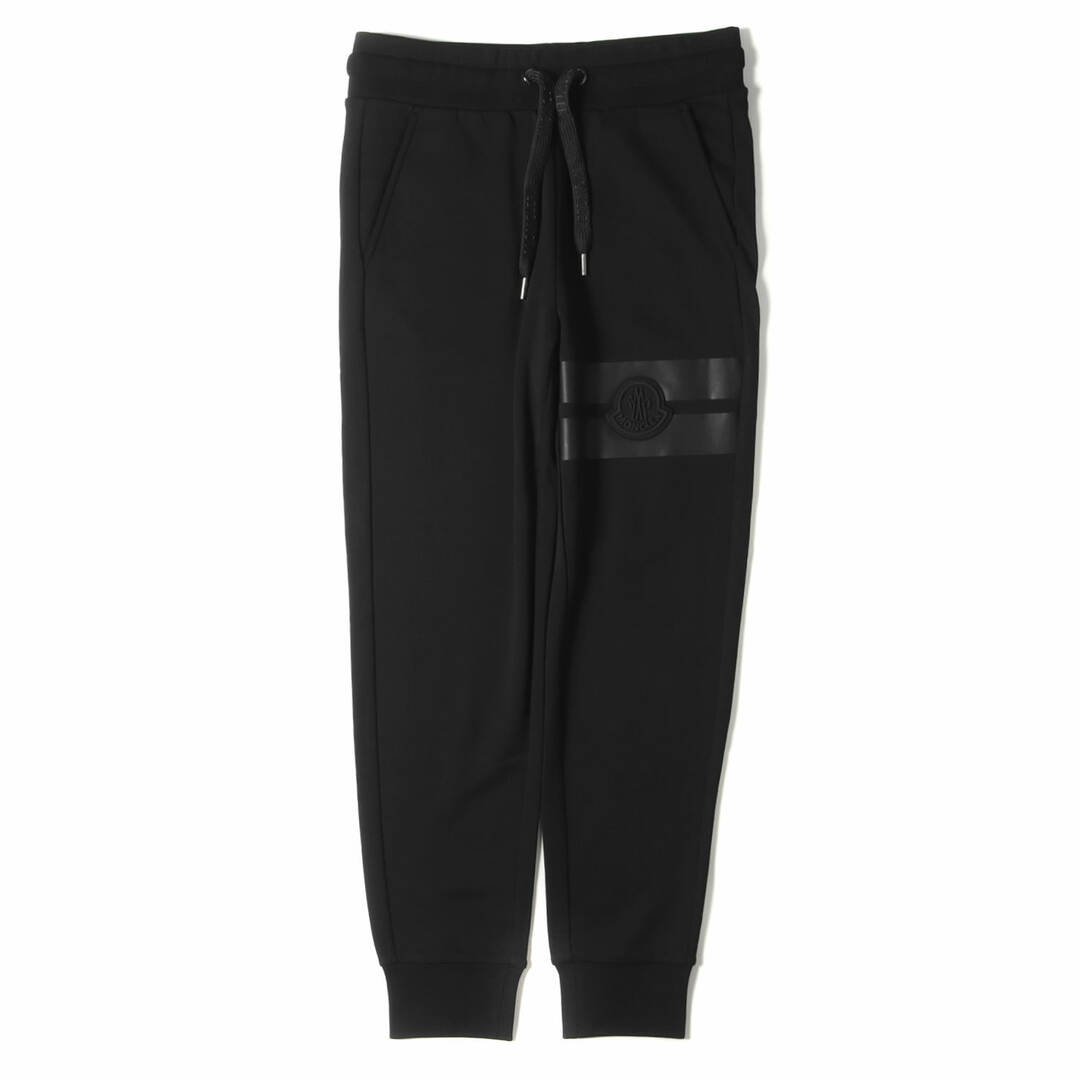 MONCLER モンクレール パンツ サイズ:S 21AW アイコンワッペン スウェット パンツ PANTALONE G20918H00002 809KR 裏毛 ブラック 黒 ボトムス ズボン 【メンズ】【美品】