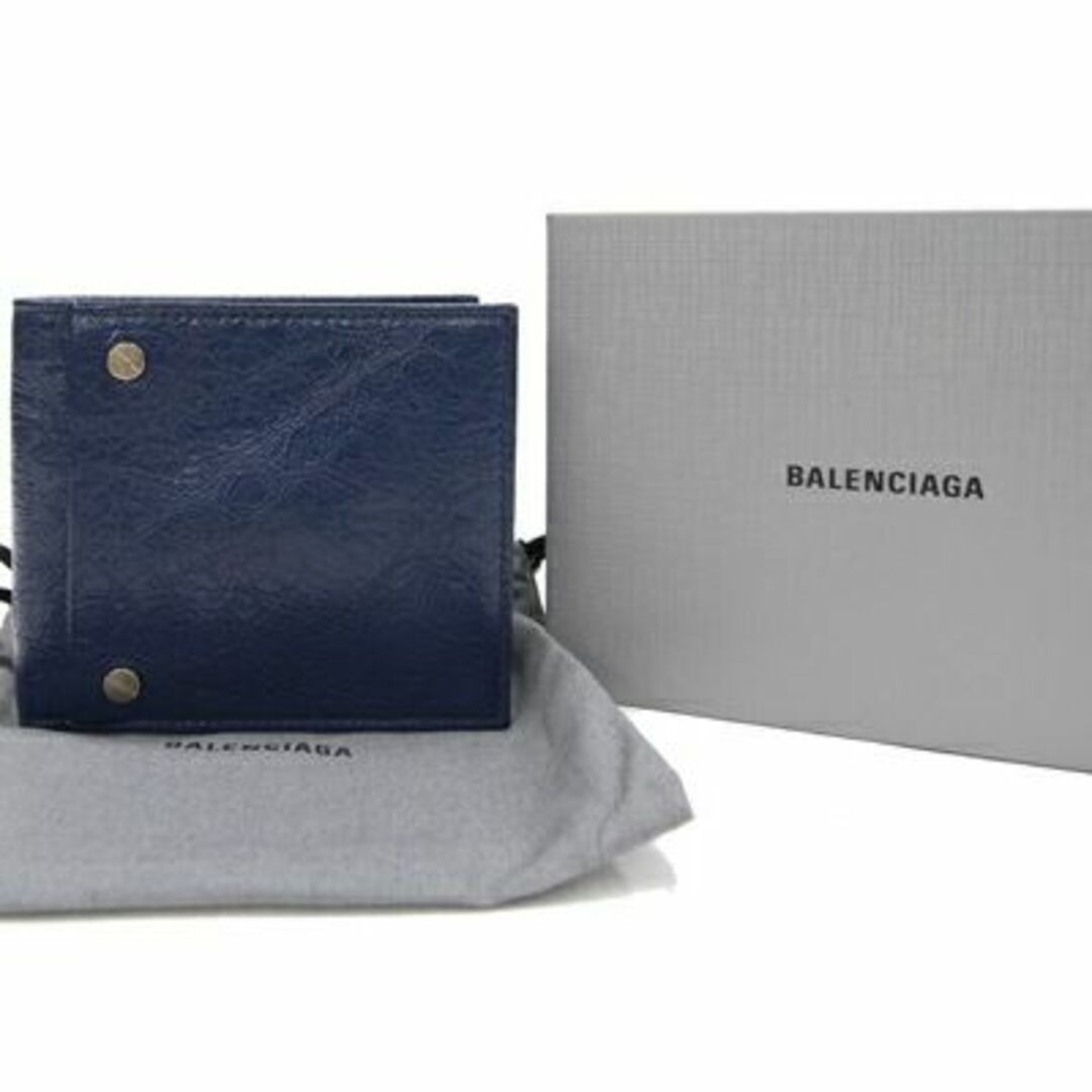Balenciaga - バレンシアガ 二つ折り財布 スクエア コインウォレットの