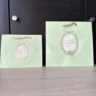 ラデュレ(LADUREE)のLADUREE ラデュレ ショッパー 紙袋 2枚(ショップ袋)