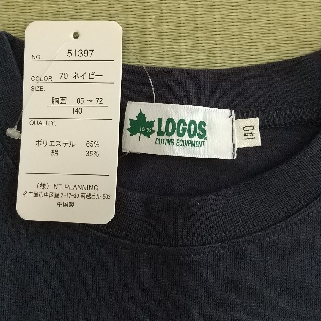 LOGOS(ロゴス)のLOGOS 新品Tシャツ140 キッズ/ベビー/マタニティのキッズ服男の子用(90cm~)(Tシャツ/カットソー)の商品写真