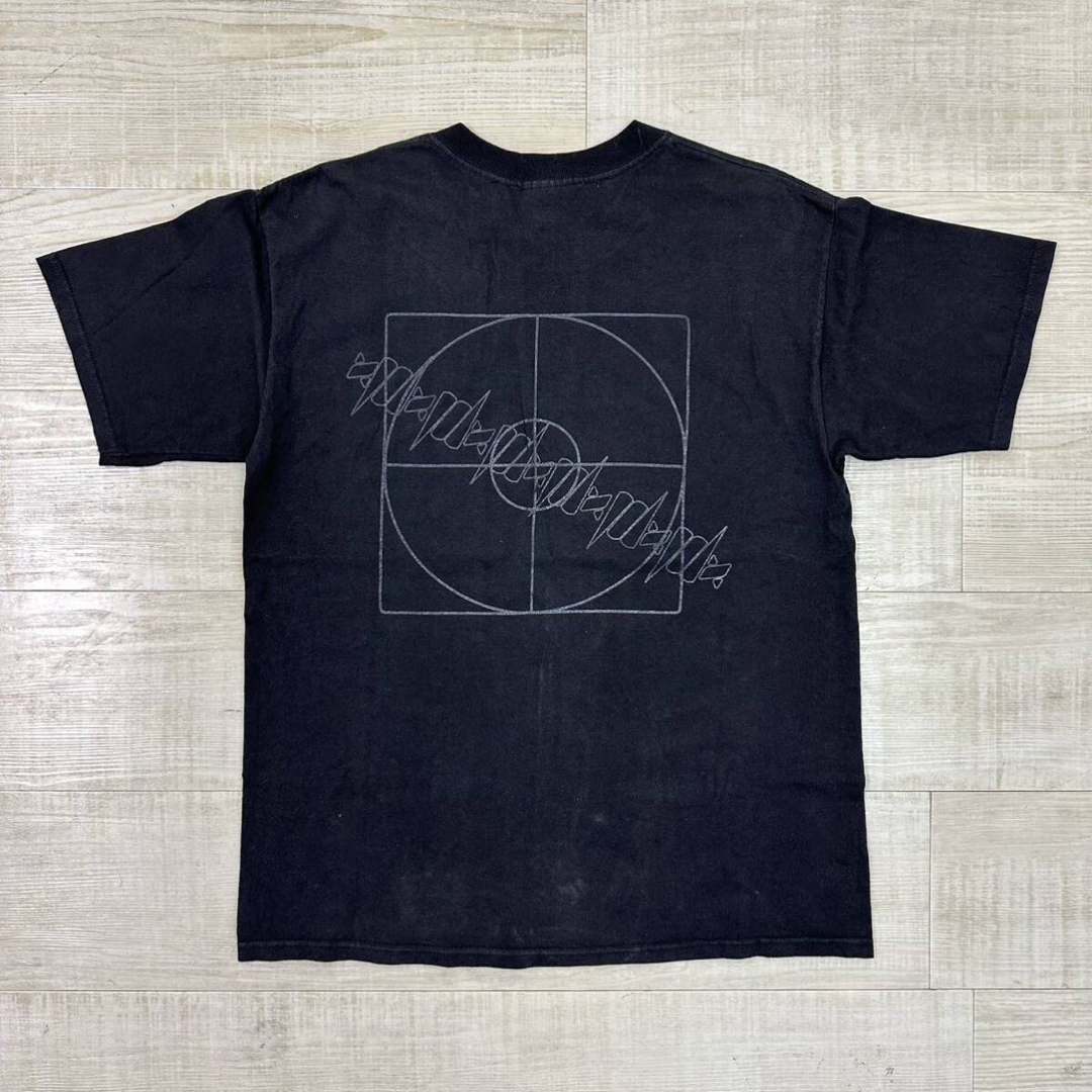 90s ~ 00s Vintage RECON 特殊塗料 ロゴ Tシャツ L