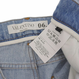 ヴァンレンティノ VALENTINO コットン スタッズ デニム パンツ メンズ ブルー size31 Y02112