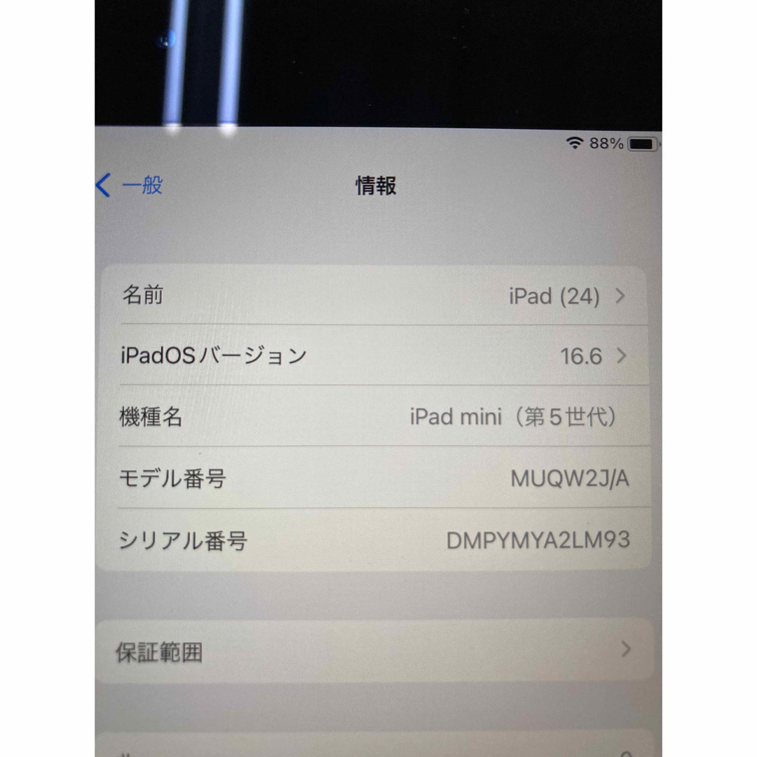 タブレット専用　早期売却希望　Apple iPad mini 第5世代 本体　64GB