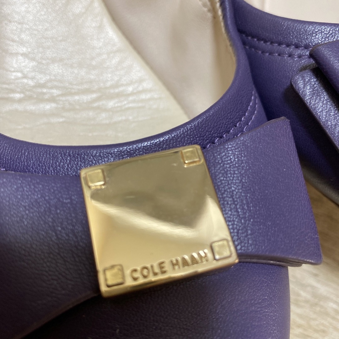 Cole Haan(コールハーン)の定価3.5万円 COLE HAAN コールハーン 本革 バレエシューズ レディースの靴/シューズ(ハイヒール/パンプス)の商品写真