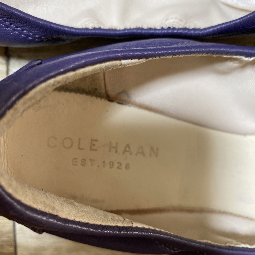 Cole Haan(コールハーン)の定価3.5万円 COLE HAAN コールハーン 本革 バレエシューズ レディースの靴/シューズ(ハイヒール/パンプス)の商品写真