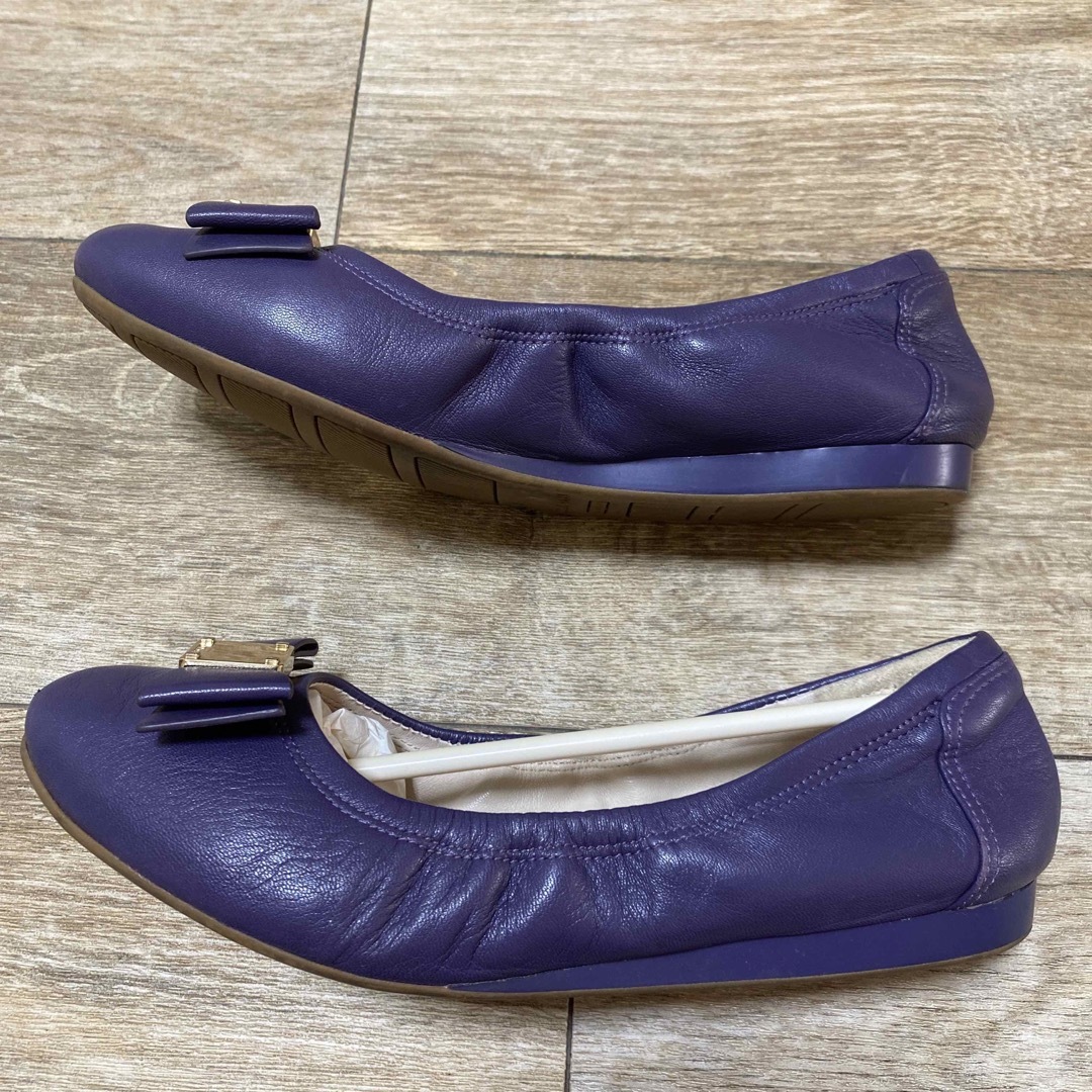 Cole Haan(コールハーン)の定価3.5万円 COLE HAAN コールハーン 本革 バレエシューズ レディースの靴/シューズ(ハイヒール/パンプス)の商品写真