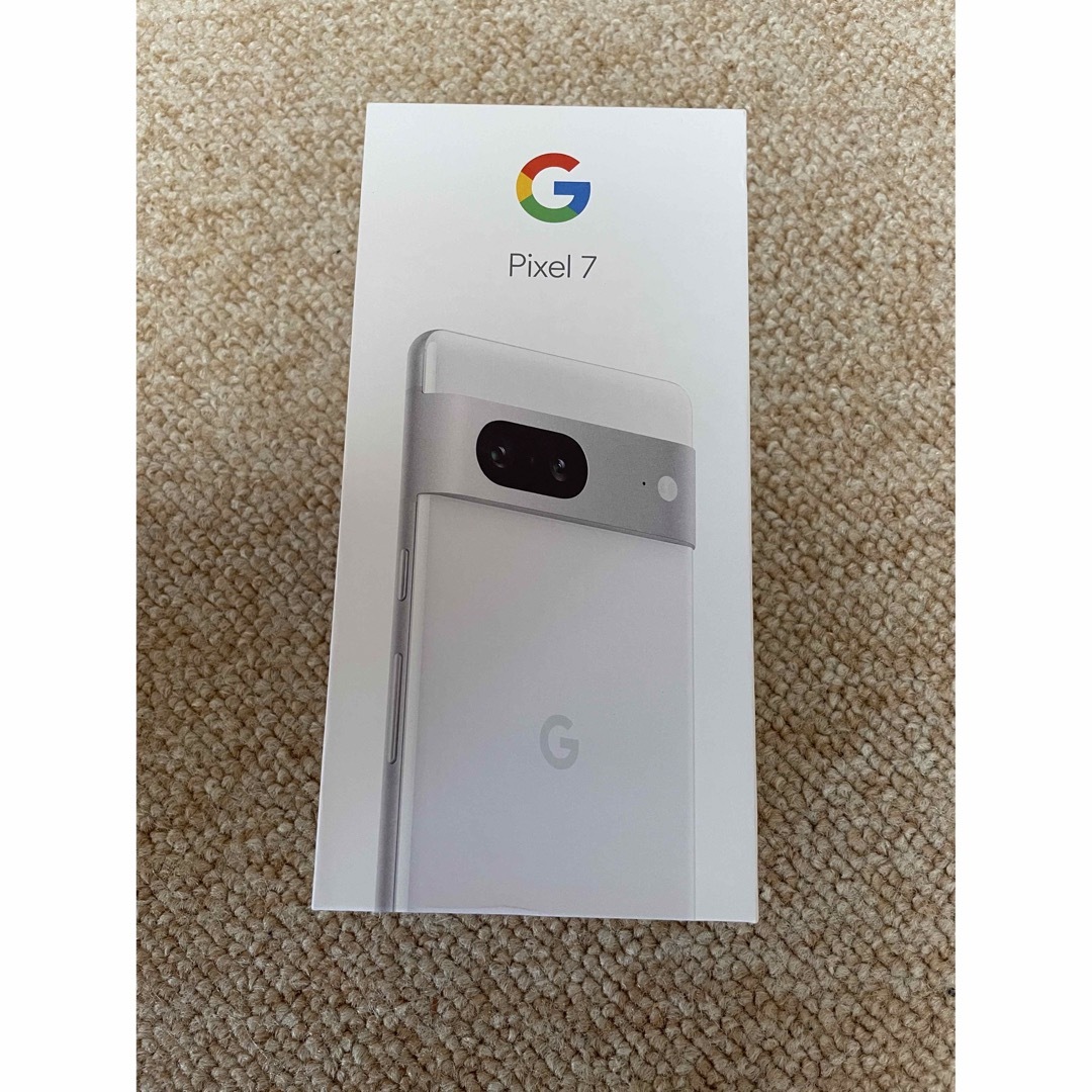 Google Pixel(グーグルピクセル)の【新品未使用】Google ピクセル7 128GB SIMフリー　ホワイト スマホ/家電/カメラのスマートフォン/携帯電話(スマートフォン本体)の商品写真