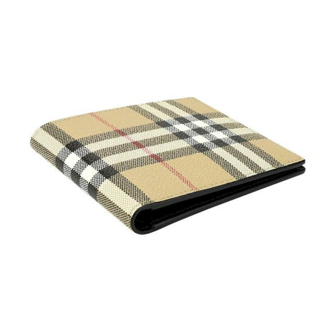 BURBERRY(バーバリー)の新品 バーバリー BURBERRY 2つ折り財布 バイフォールドウォレット アーカイブベージュ メンズのファッション小物(折り財布)の商品写真