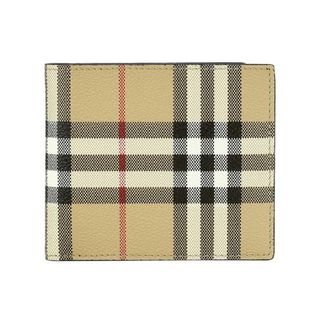 バーバリー(BURBERRY)の新品 バーバリー BURBERRY 2つ折り財布 バイフォールドウォレット アーカイブベージュ(折り財布)