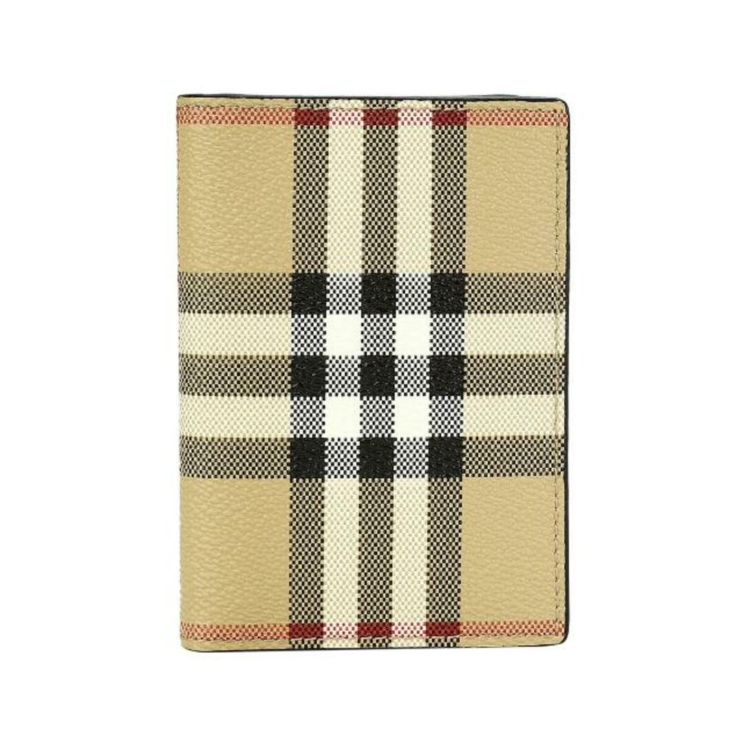 新品 バーバリー BURBERRY カードケース バイフォールドウォレット アーカイブベージュ